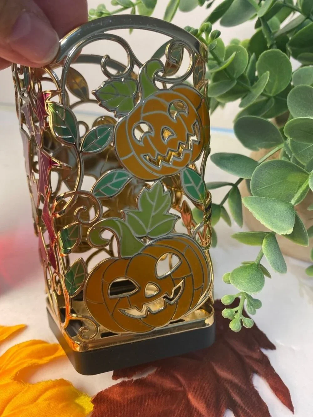 Bath & Body Works skeleton pumpkins